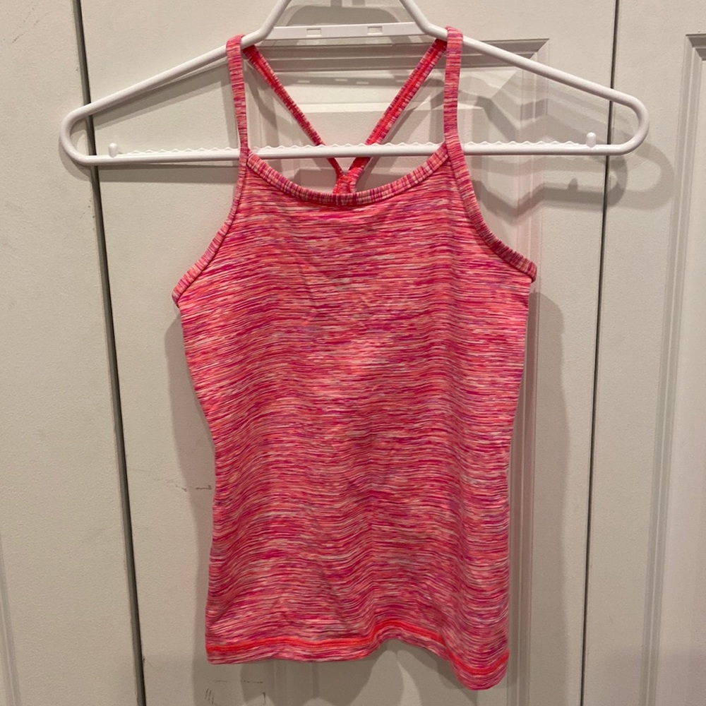 Ivivva Neon Pink, Orange & White Spaghetti Strap